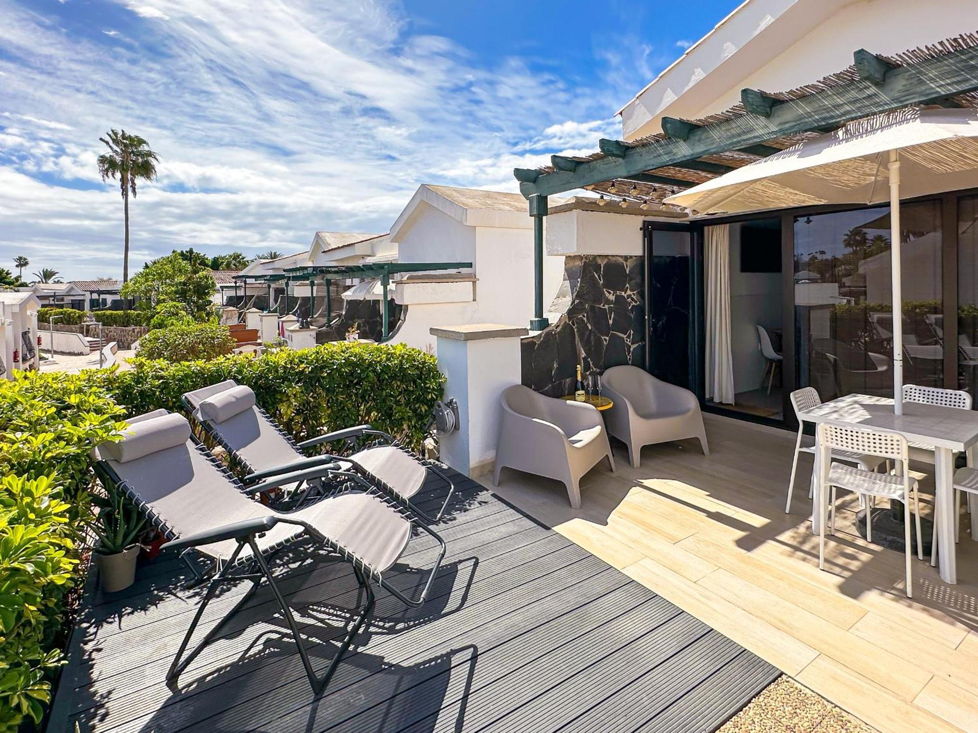 Relaxing Retreat In Maspalomas Lago - Fully Renovated Bungalow Buitenkant foto